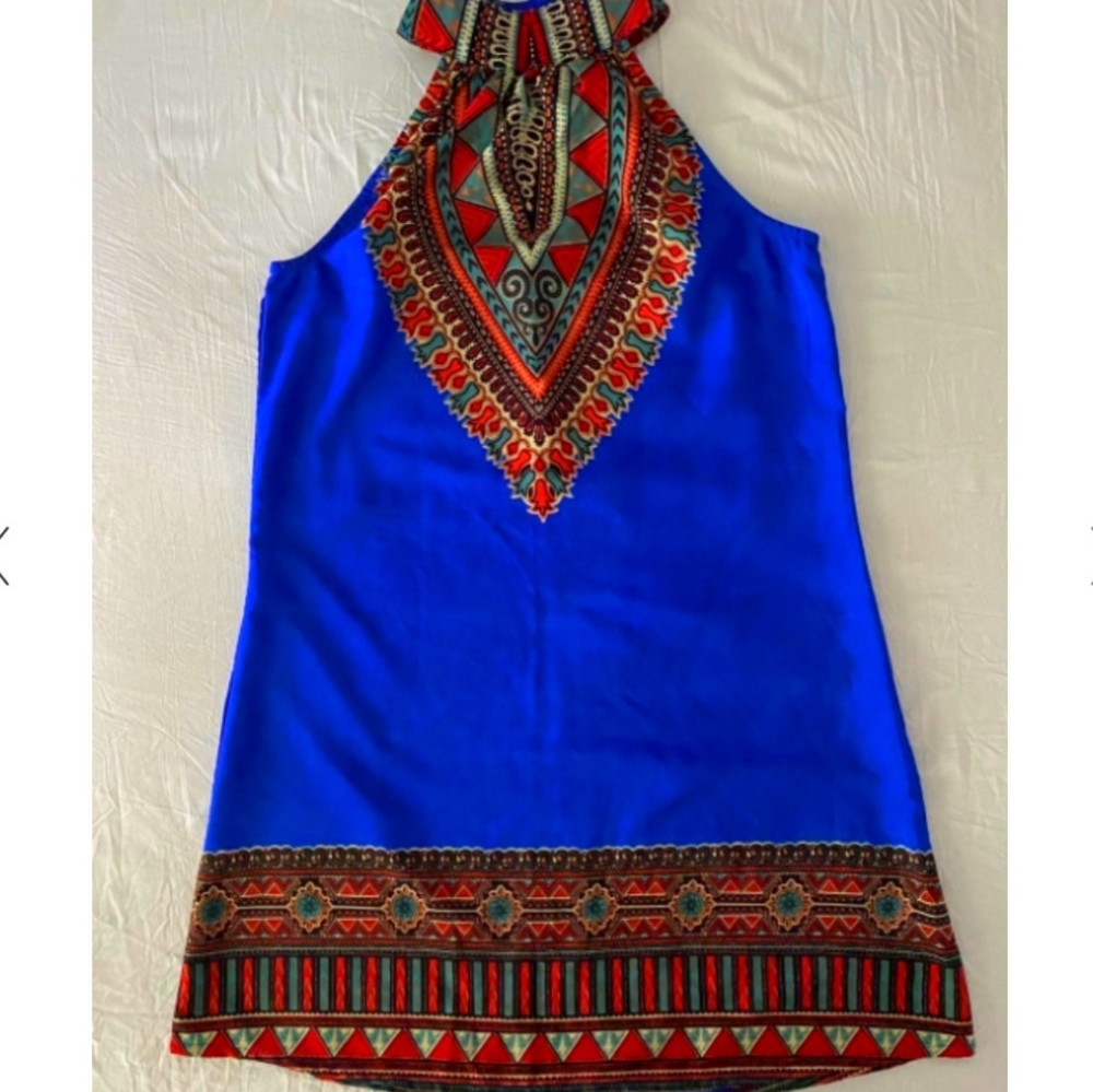 Band of Gypsies Dress Bohemian Tribal Choker Size Medium - Picture 10 of 12